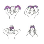 Comment porter un grand carré de soie en headband