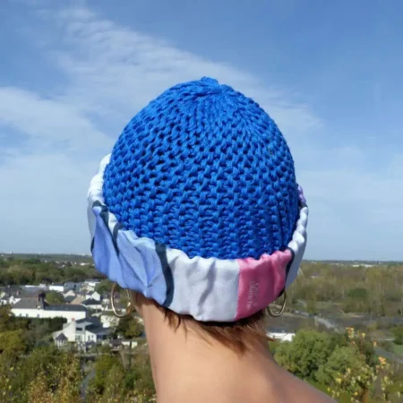 Bonnet made in france bleu