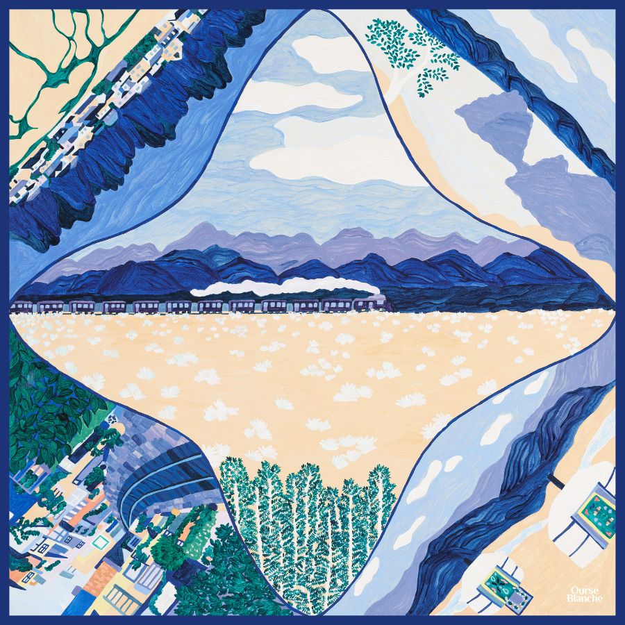 Foulard en soie made in france